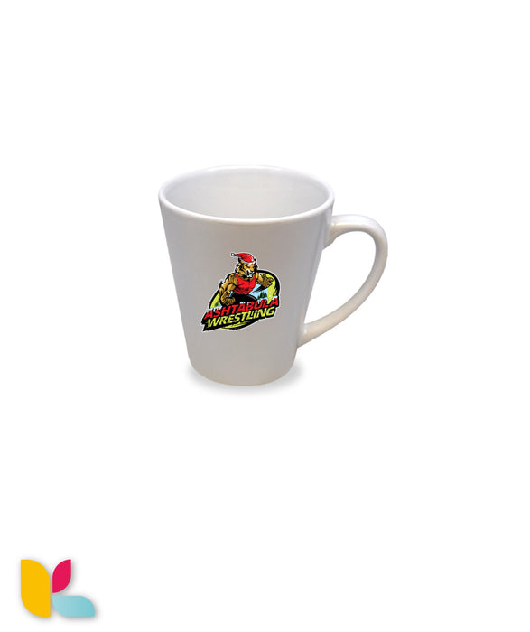 Mug blanc ovale à personnaliser