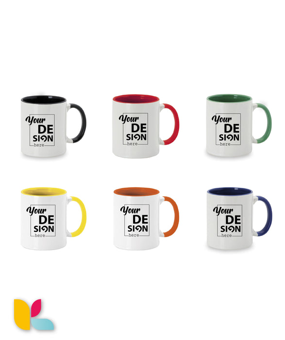 Mug bicolore à personnaliser