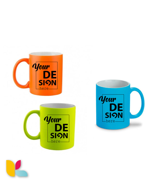 Mug fluorescent à personnaliser