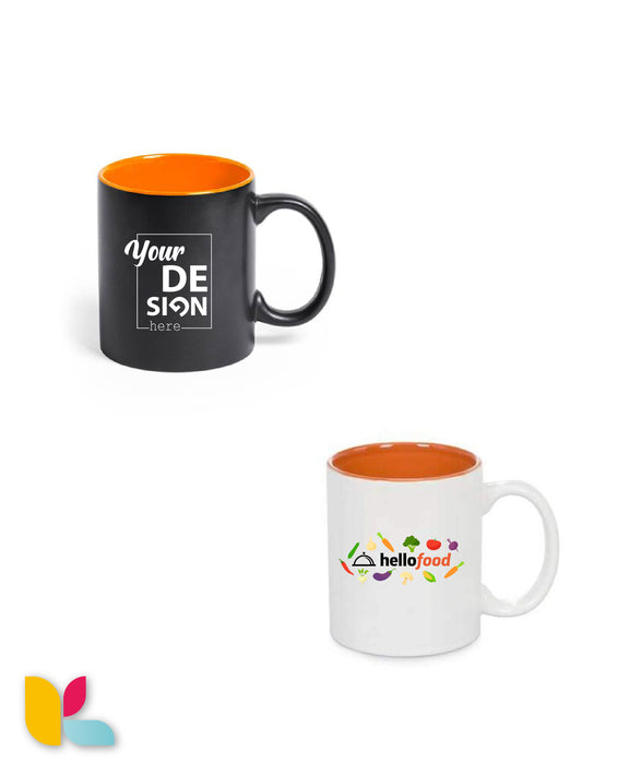 Mug magique bicolore à personnaliser