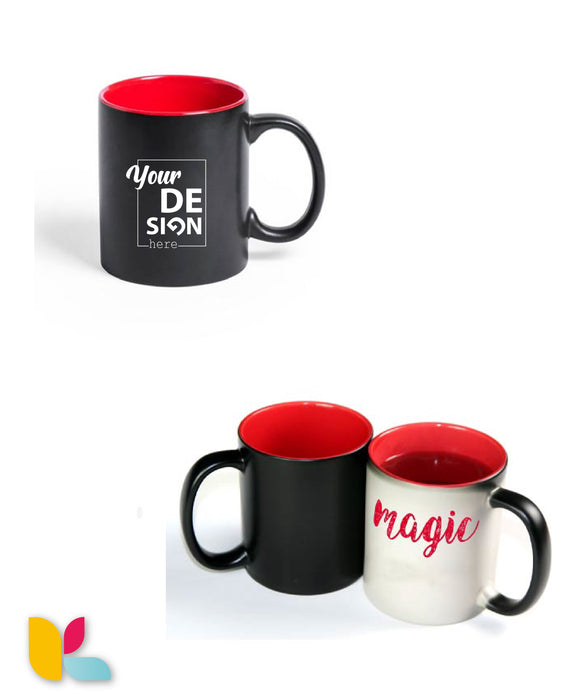 Mug magique bicolore à personnaliser