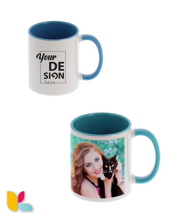 Mug bicolore à personnaliser