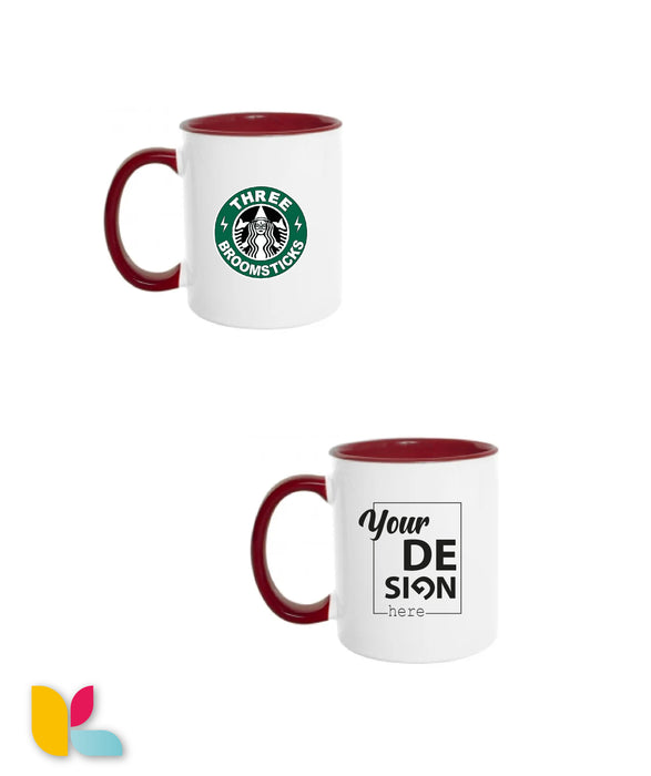 Mug bicolore à personnaliser