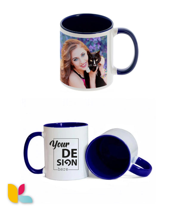 Mug bicolore à personnaliser