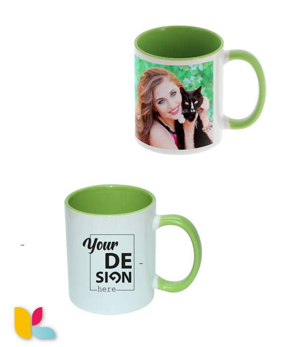 Mug bicolore à personnaliser